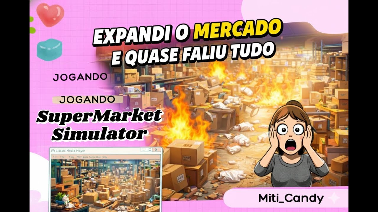 Supermarket Simulator -  EXPANDI O MERCADO E QUASE FALIU TUDO (EP 6)