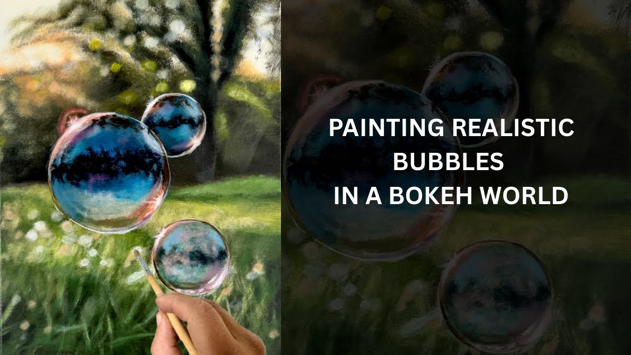 How to Paint Realistic Bubbles in Acrylic | Easy Step-by-Step Tutorial