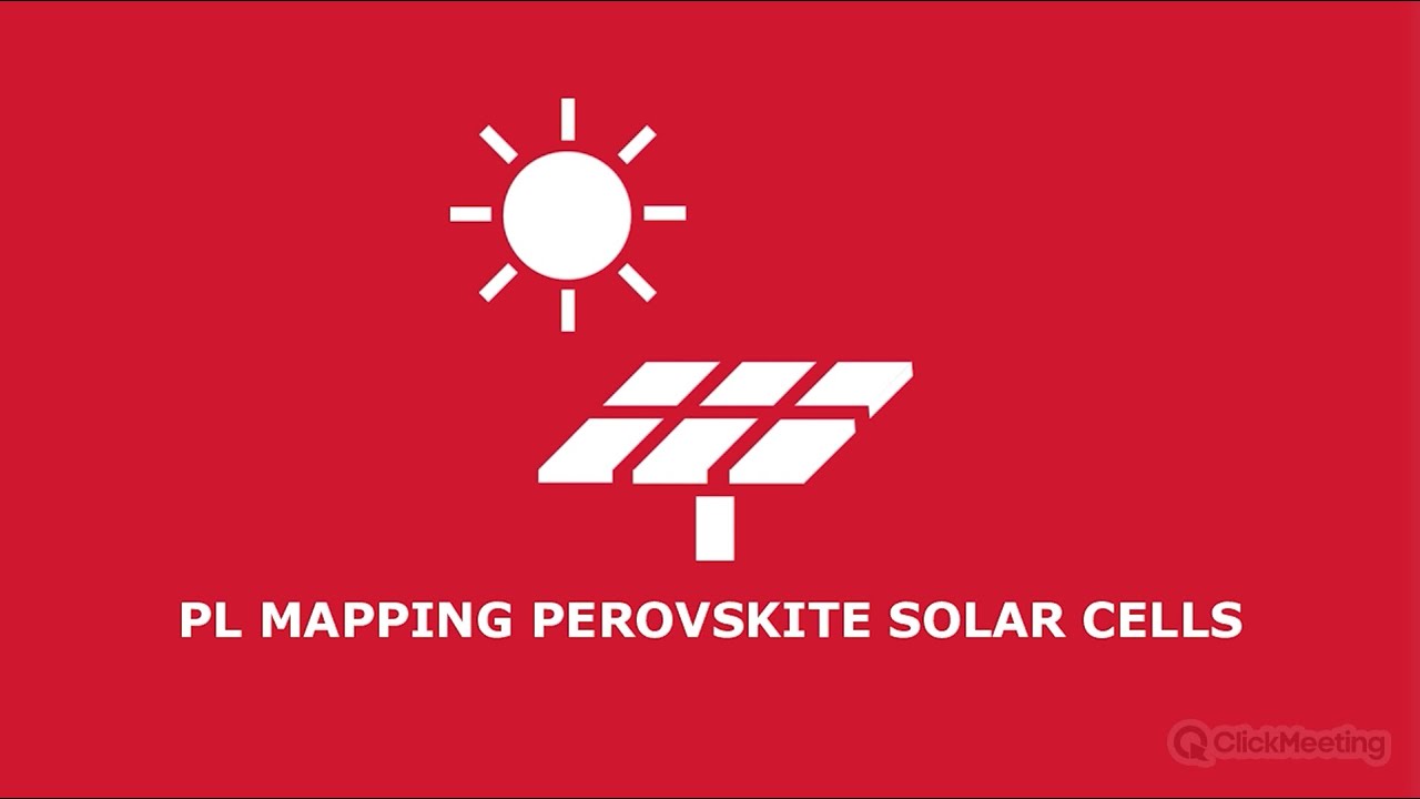 PL Mapping Perovskite Solar Cells - Webinar Part 3
