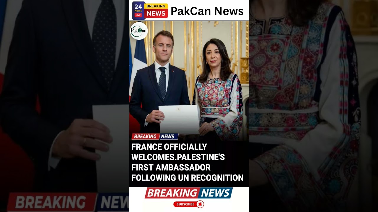 France Receives Palestinian Ambassador in Major Diplomatic Move | PakCan News