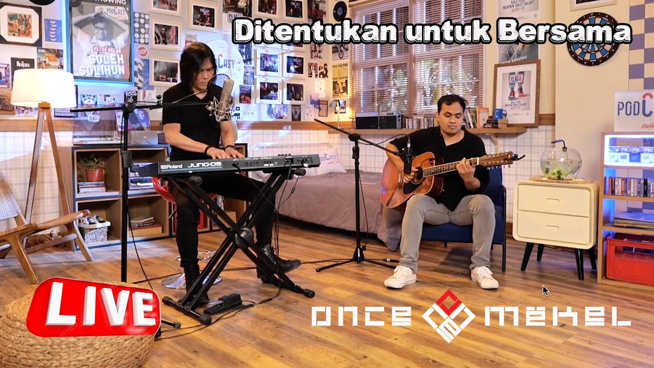 Ditentukan Untuk Bersama - Live Akustik | Once Mekel