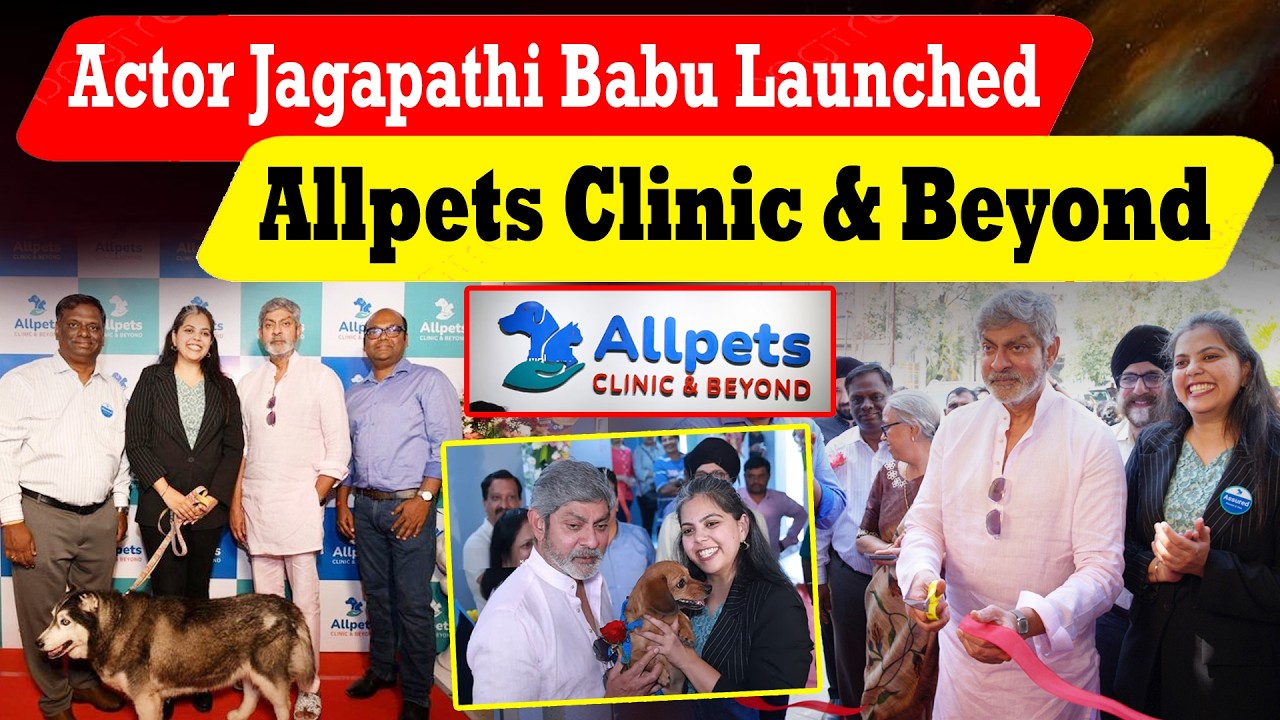 Actor Jagapathi Babu Launched Allpets Clinic & Beyond @Hyderabad || 99TV