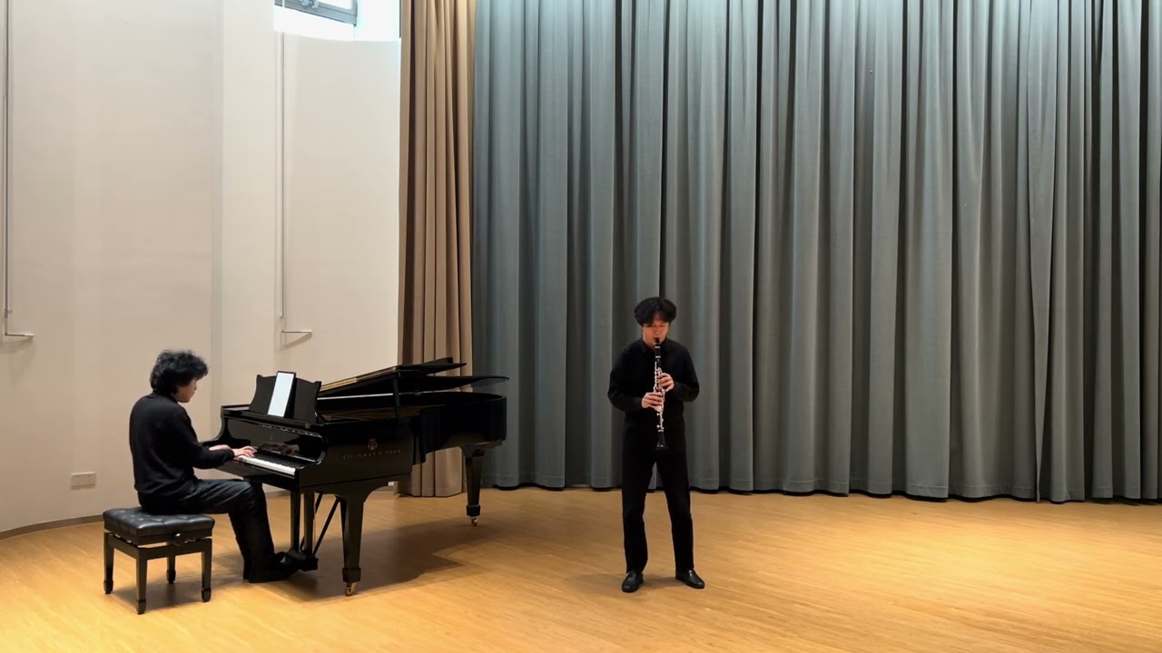 2025.1 My final exam of grade 2 Johannes Brahms  - Clarinet Sonata No.1, op.120  the first movement
