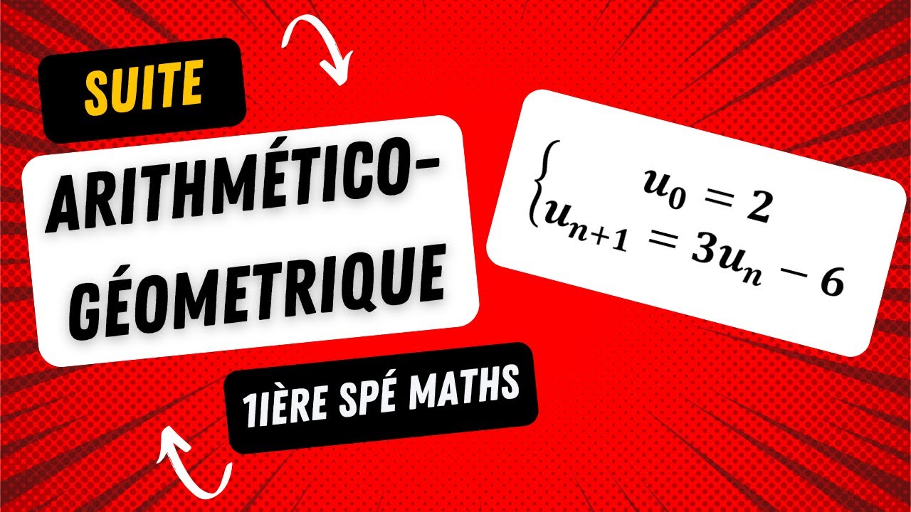 Déterminer la FORME EXPLICITE d'une SUITE aritmético-géométrique à l'aide d'une suite auxiliaire