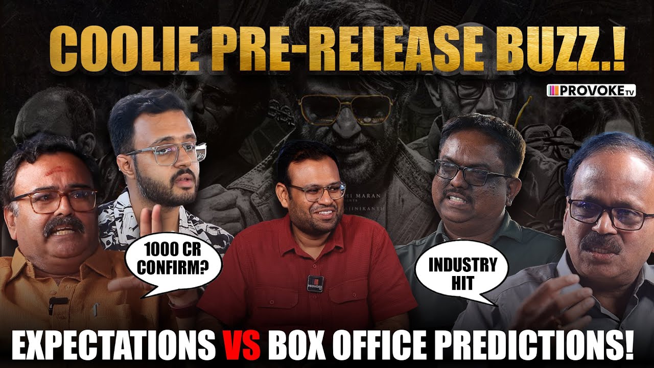 😎 Rajini’s Coolie: Box Office Tsunami Incoming! Roundtable 2025 🌊💰 Dhananjayan, Trichy Sridhar