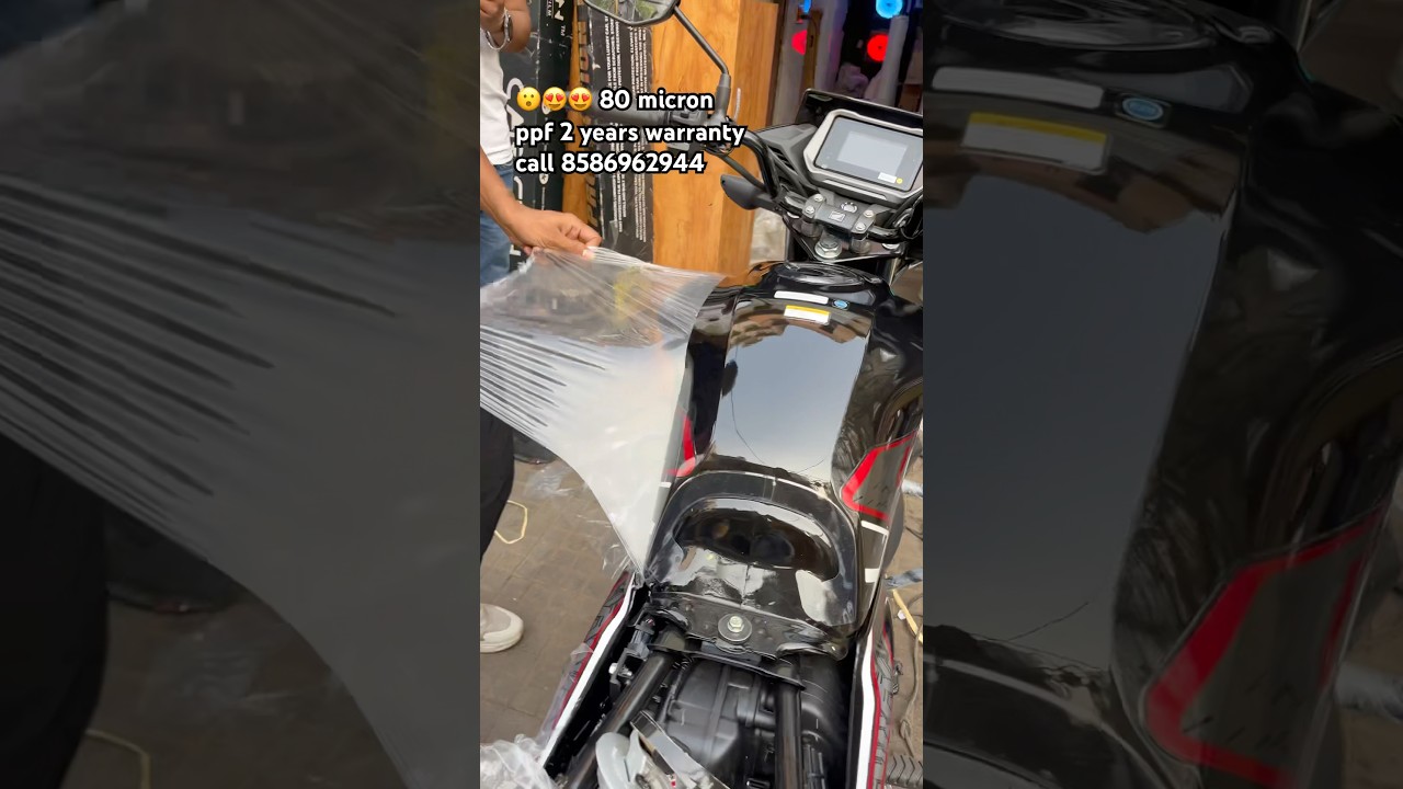 😍 80 micron ppf Honda sp125 ppf Lamination best ppf for Karol Bagh 