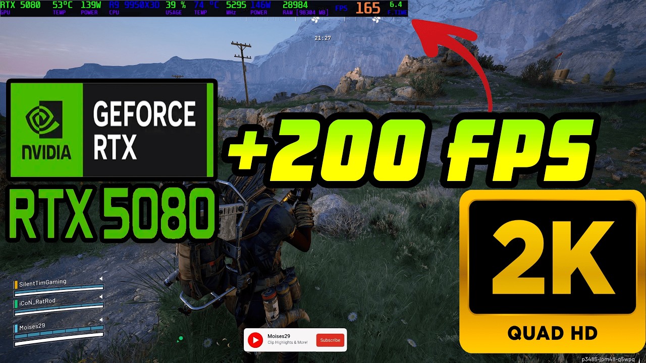 OTRO GAMEPLAY ARC RAIDERS | RTX 5080 | R9 9950X3D | 96GB RAM | 2K |
