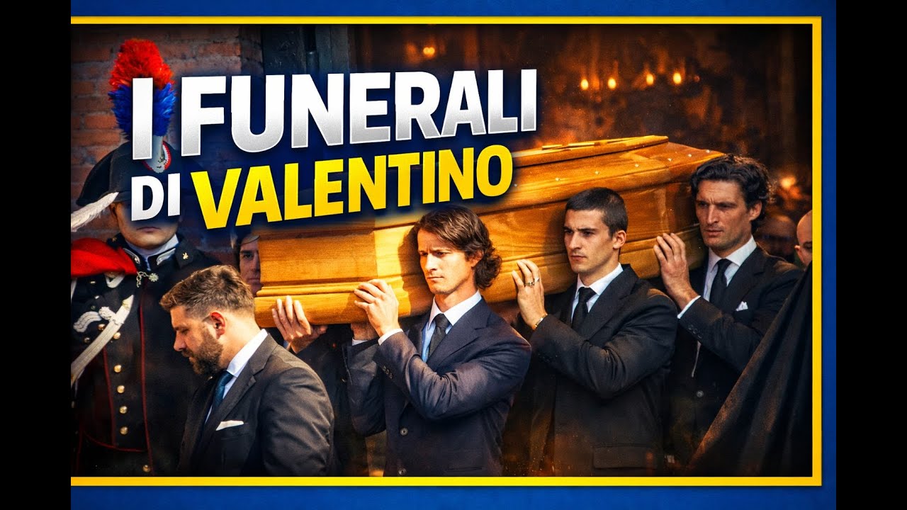 Valentino, i funerali a Roma