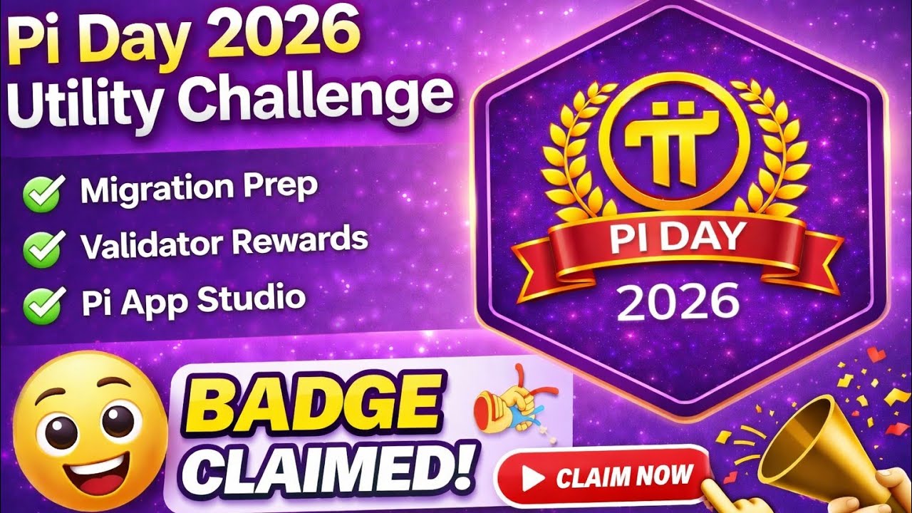Pi Day 2026 Badge Claim ✅ | Utility Challenge Complete | Pi Network Latest Update