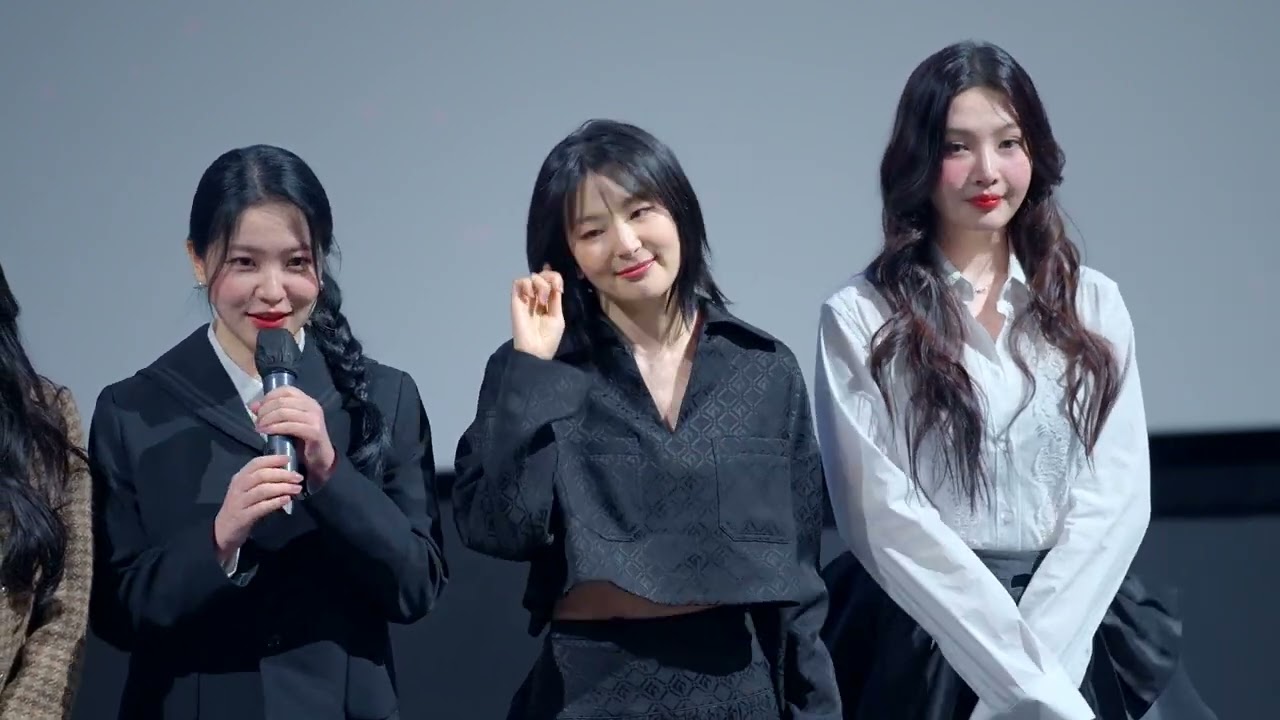 영화 무대인사 '레드벨벳 해피니스 다이어리 : 마이 디어, 레베럽 인 시네마' [250207 CGV용산]