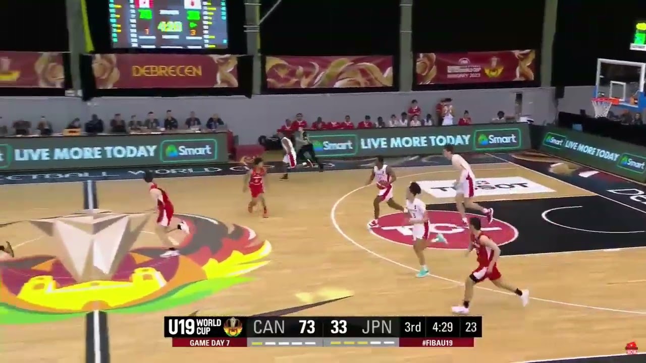 Oliver Rioux |  Canada | Scoring Highlights |  FIBA U19 2023