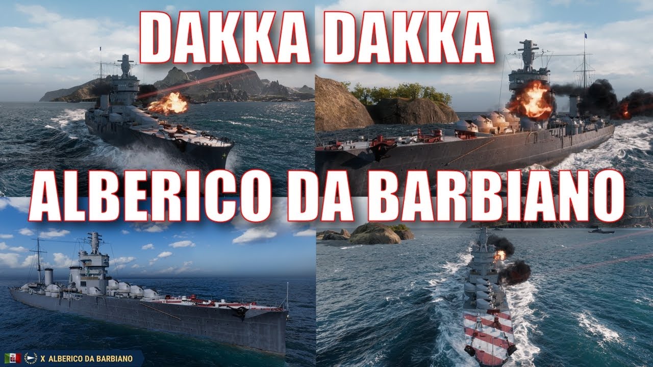 Обзор итальянских эсминцев Альберико да Барбиано World of Warships DD
