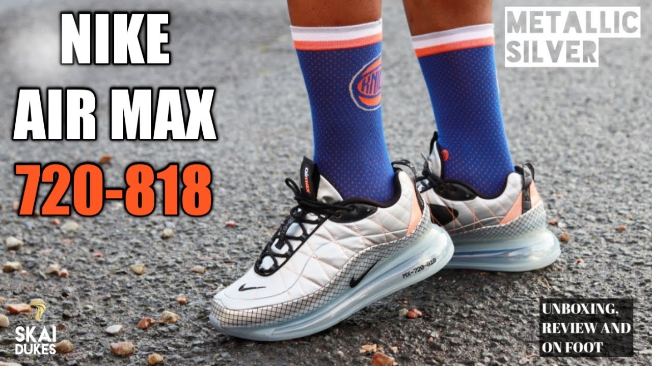 NIKE AIR MAX 720-818 METALLIC SILVER