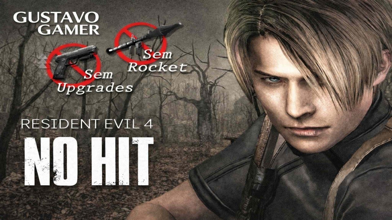 RESIDENT EVIL 4 - NO HIT SEM UPGRADE E SEM ROCKET - PROFISSIONAL (Portrait)