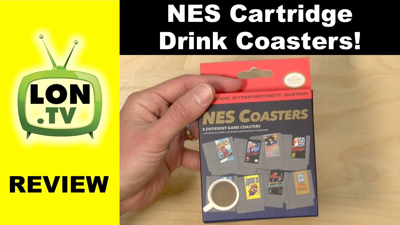 Tech Gift Idea - NES Cartridge Drink Coasters from Paladone