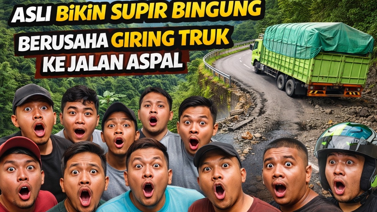 SUPIR WASPADA! Rahasia Giring Truk di Jalan Aspal