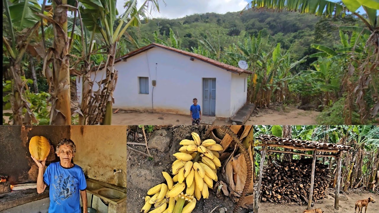 SEU RAIMUNDO MORA SOZINHO ISOLADO NO TOPO DA SERRA EM MEIO A NATUREZA ITACOATIARA ITAPIPOCA CE 