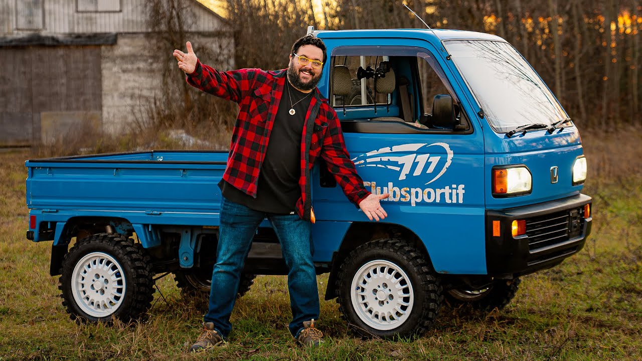 Découverte d'un Kei-Truck au Québec, volant à droite!