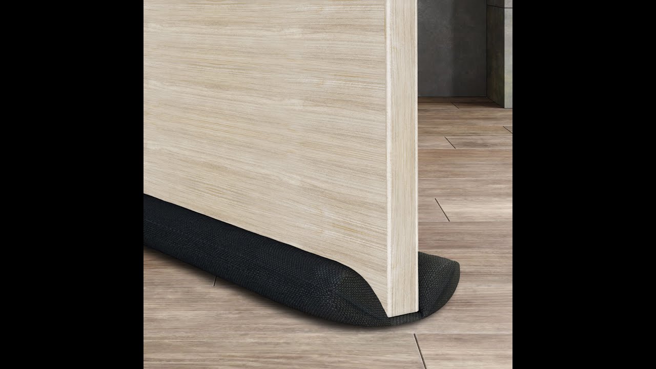 MOXVIO Home Double Under Door Draught Excluder - Easy Installation Video Tutorial