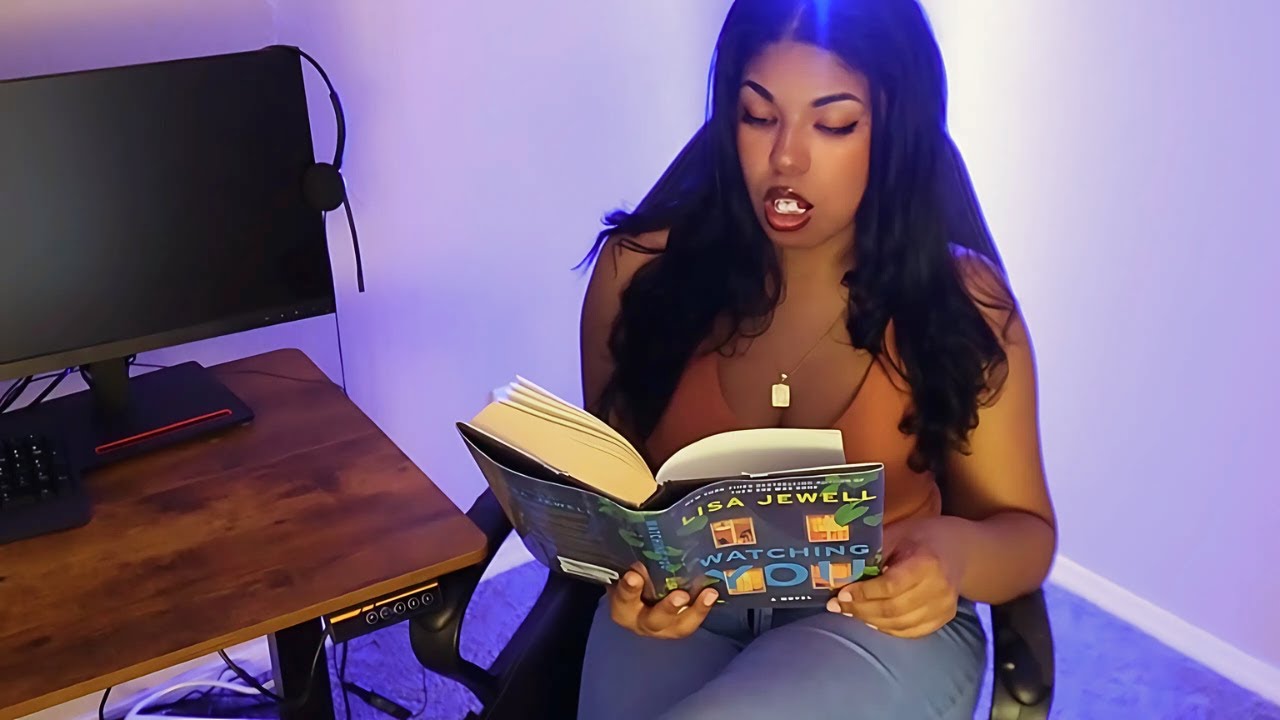 ASMR Gum Chewing While I Silently Read