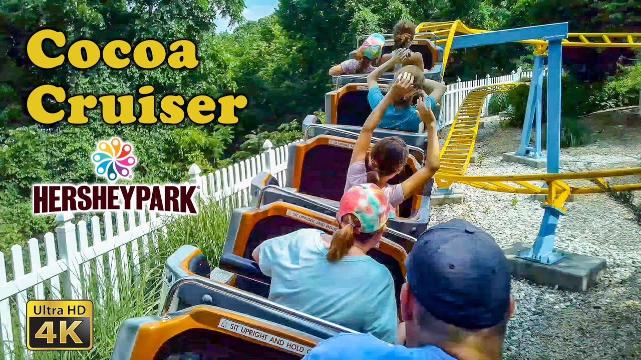 2021 Cocoa Cruiser Roller Coaster On Ride 4K POV Hershey Park