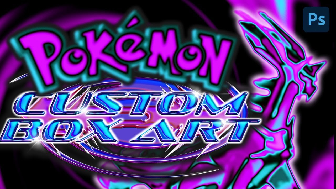 Making a Custom Pokemon Box art LIVE!