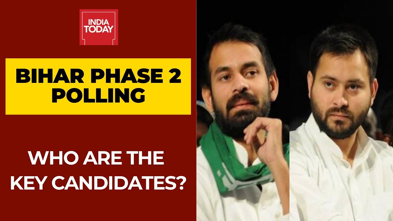 Bihar Phase 2 Polls: Voting Begins In 94 Constituencies; Tejashwi Yadav, Tej Pratap In Fray