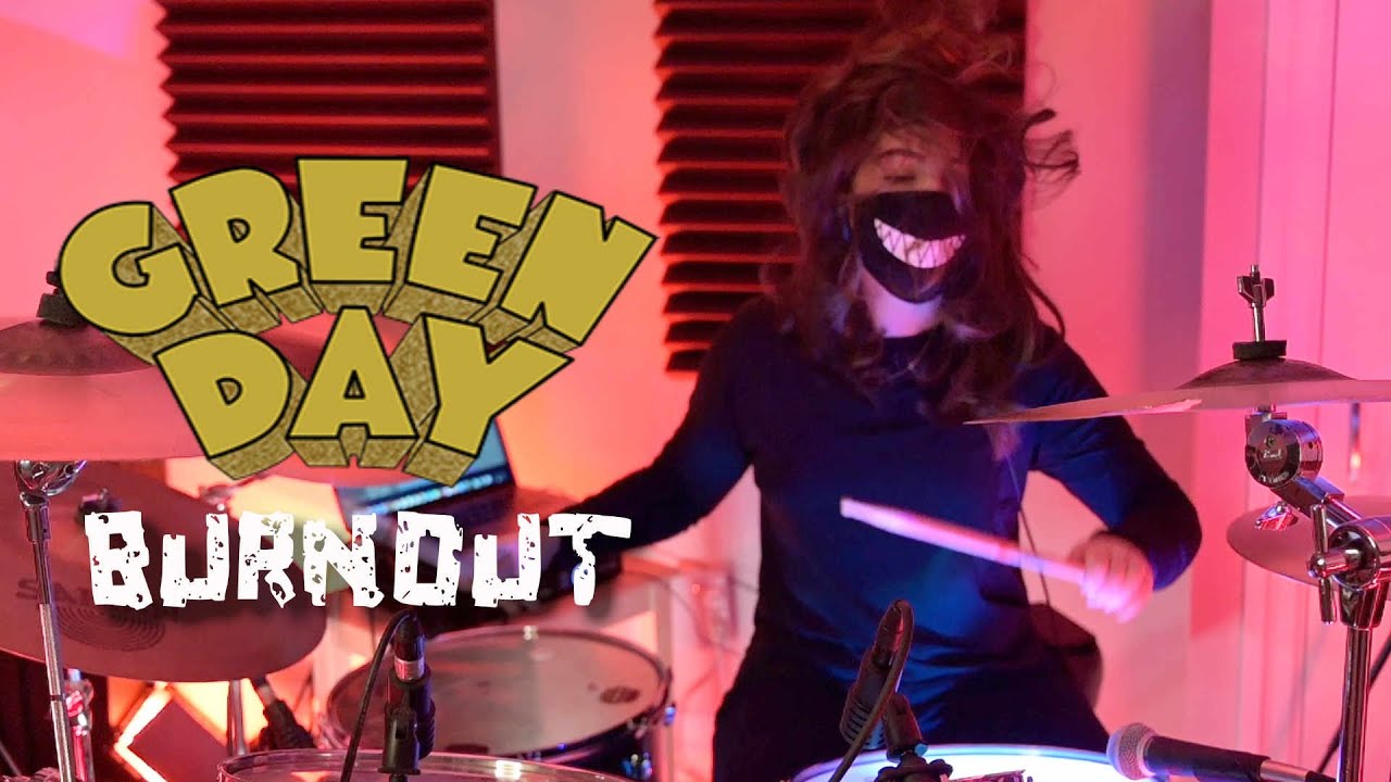 Green Day | Burnout | Кавер на барабанах, записанный OBSBOT Tail 2
