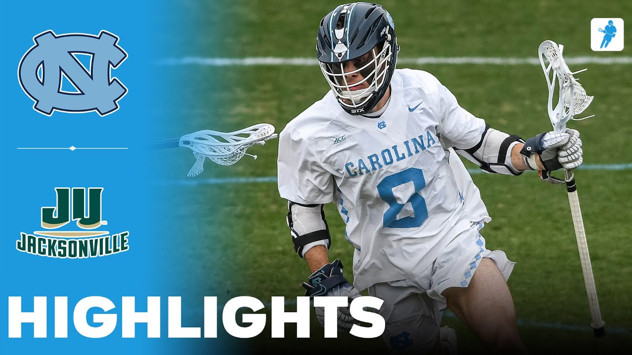 North Carolina vs Jacksonville | NCAA College Lacrosse | Highlights - March 16, 2025