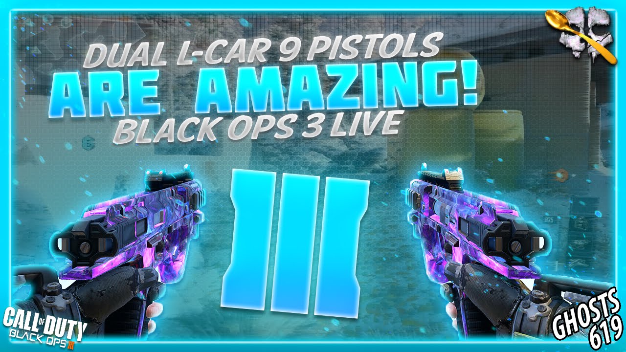 BO3 LIVE: Dual L-CAR 9 Pistols are AMAZING!