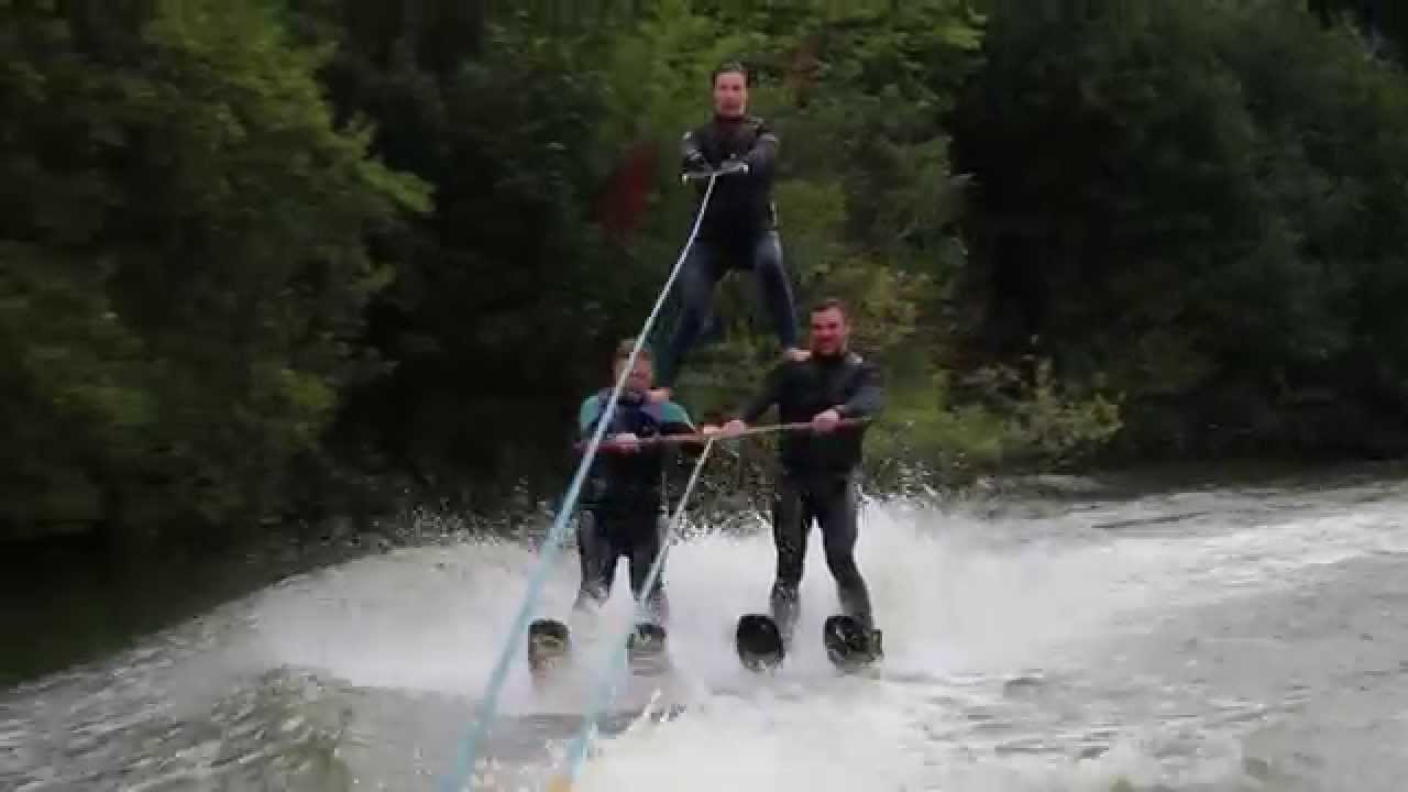Water Skiing Pyramid