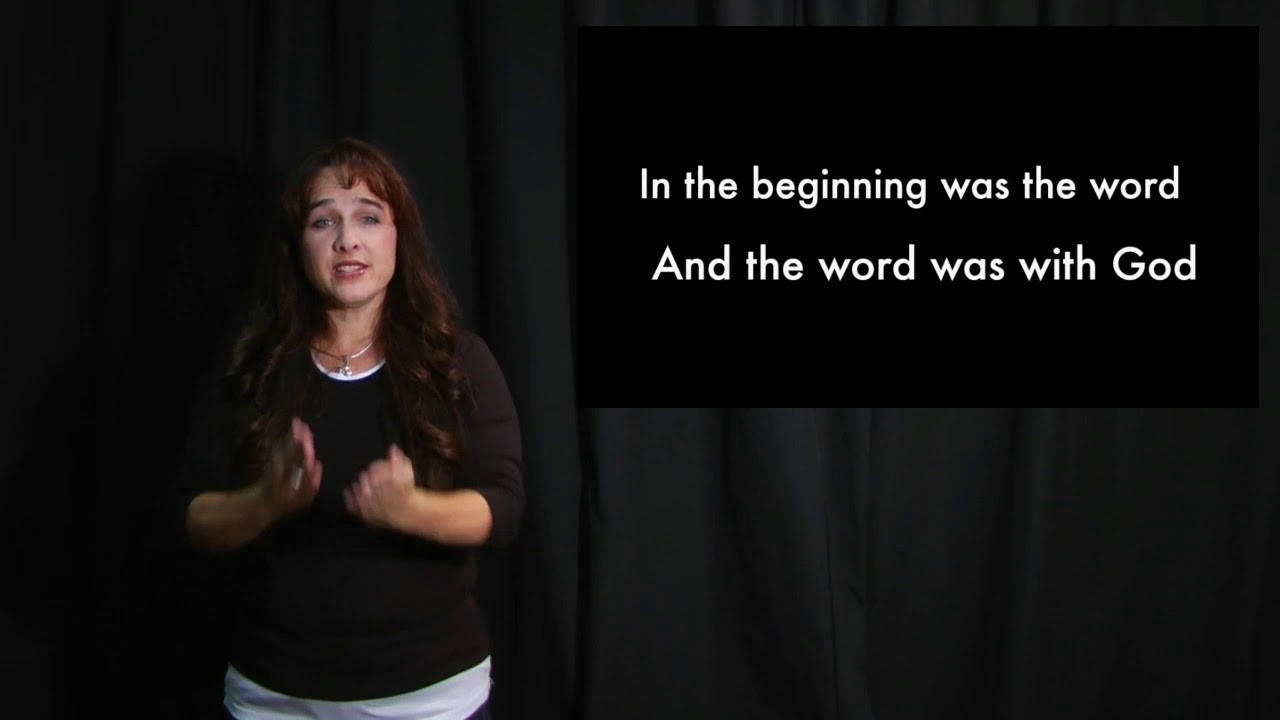 John 1:1-7 Hand motion and lyric video trailer