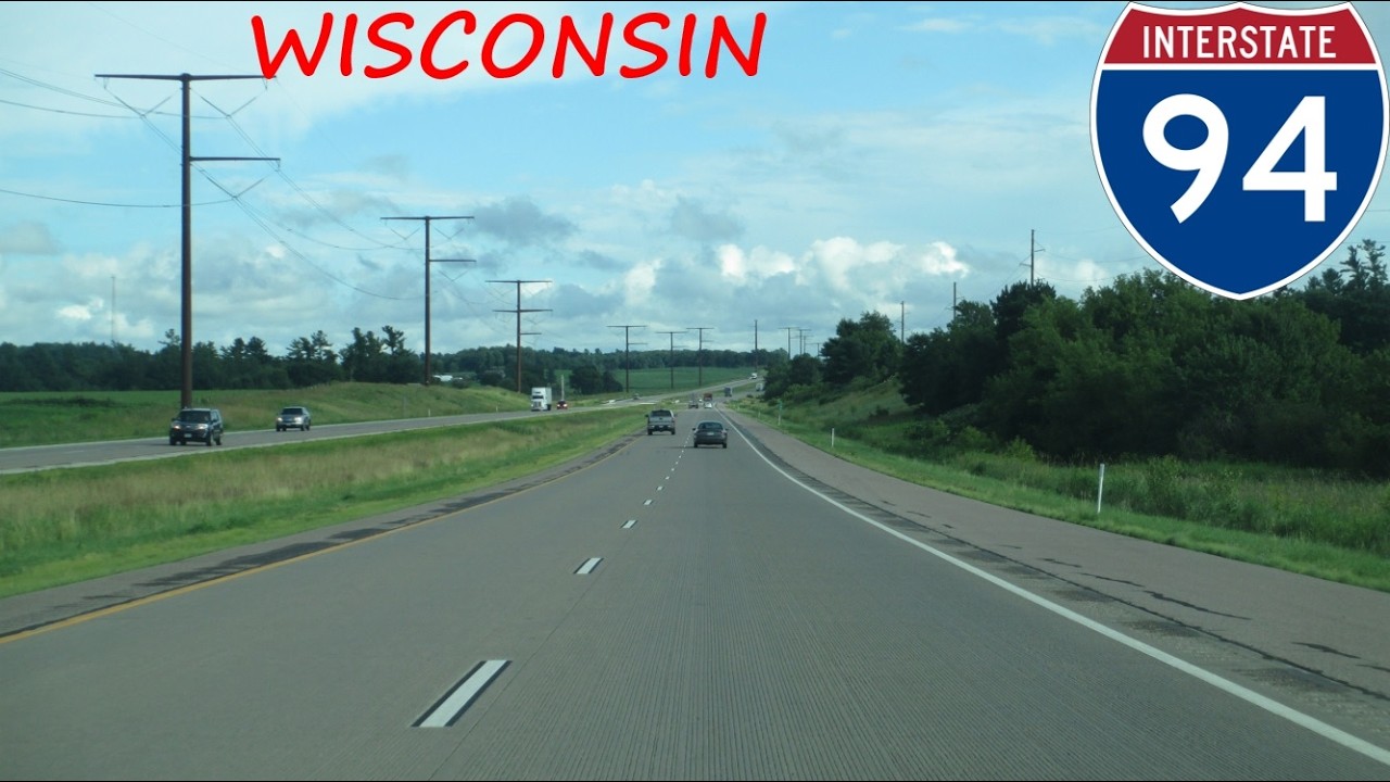 Interstate 94 - Wisconsin eastbound [FULL LENGTH VIDEO]