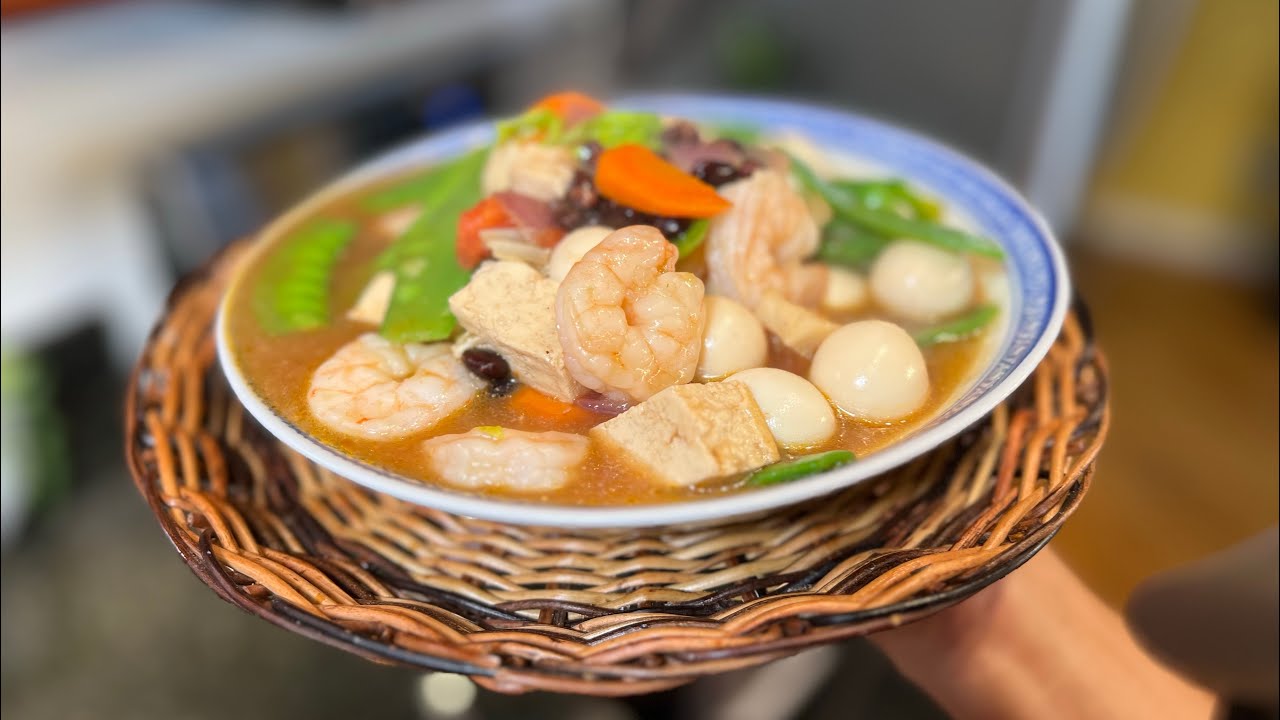 GUISADONG SITCHARO WITH TAUSI, SHRIMP AND EGGS! WITH BONUS VIDEO AT THE END!