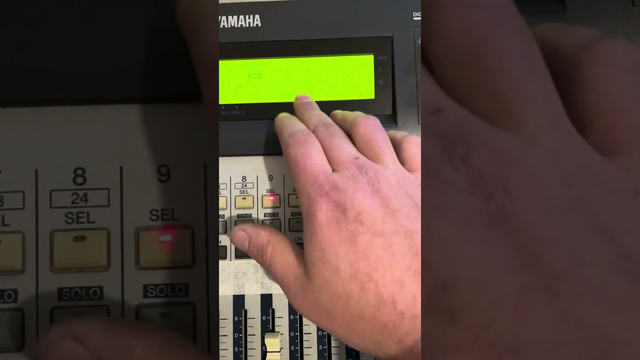 Yamaha 01V menu