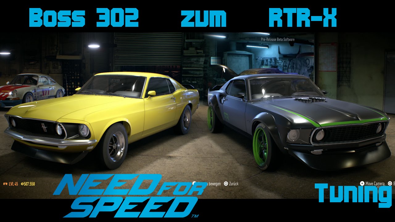 [NFS Tuning] Ford Mustang Boss 302 zum RTR-X #1