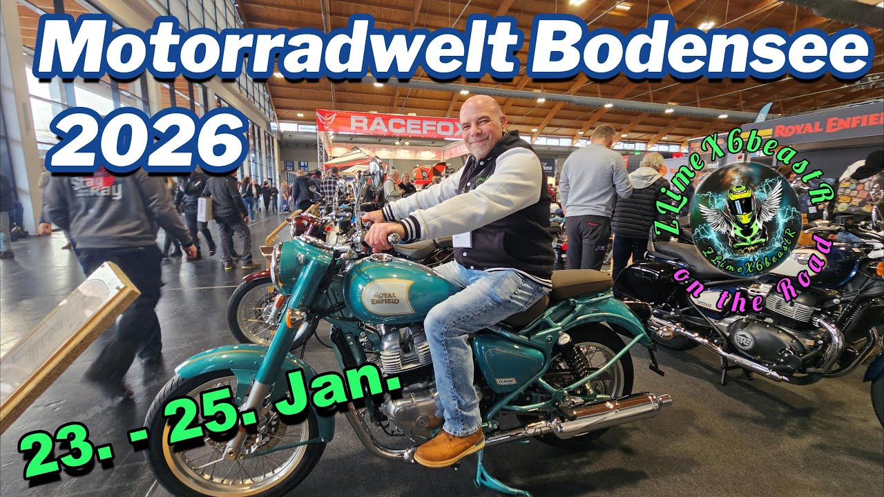 Motorradwelt Bodensee 2026 die Actiongeladene Motorradmesse in Friedrichshafen.