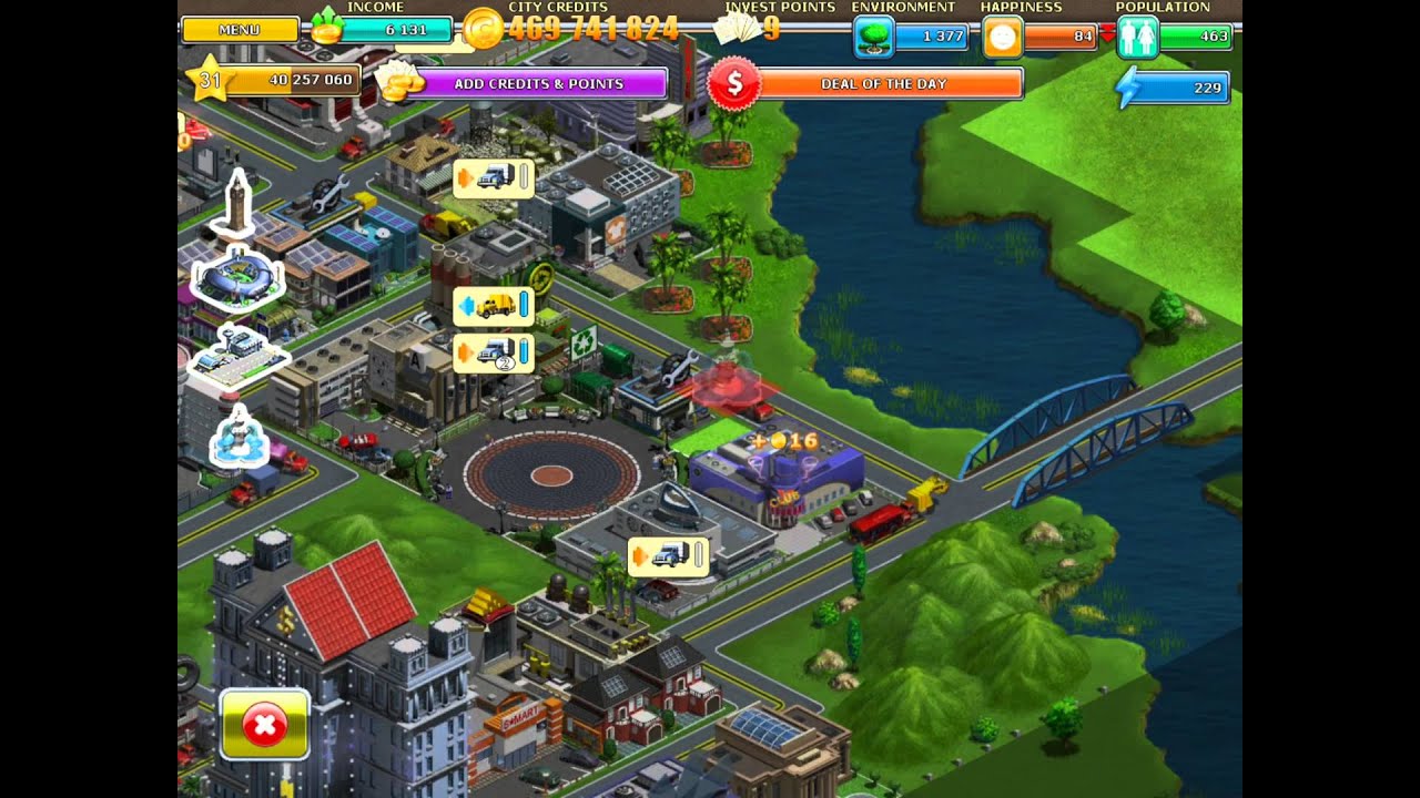 Virtual City Playground: Park Fountain