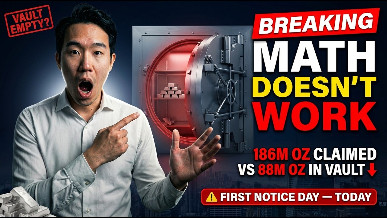 BREAKING: Silver's First Notice Day Math DOESN'T WORK — 186M oz CLAIMED vs 88M oz In Vault