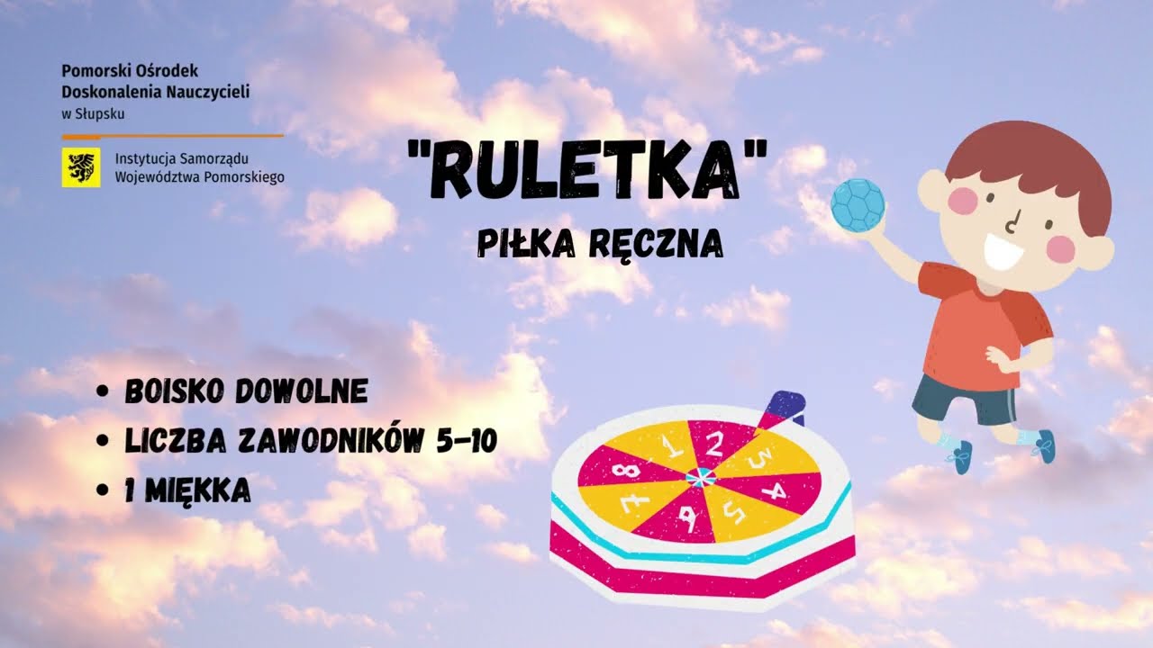 Gry i zabawy ruchowe: RULETKA- zabawa rzutna