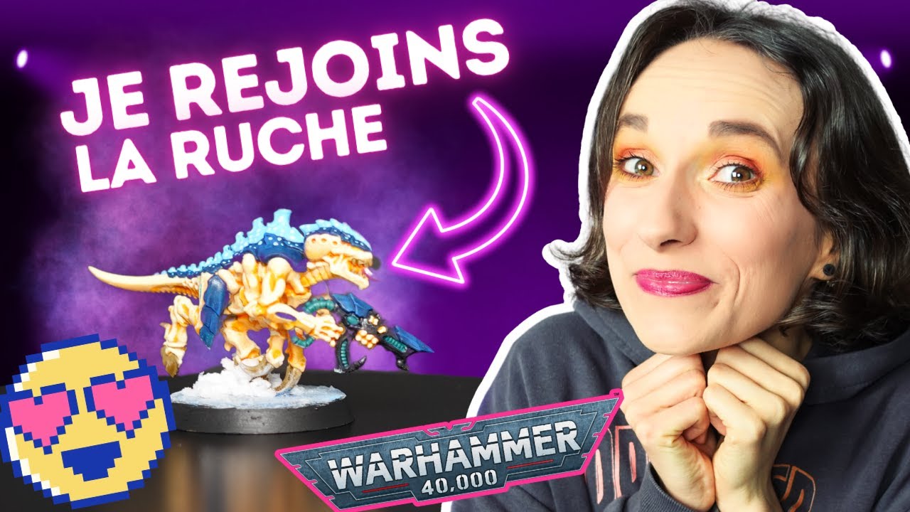 Je commence LA PEINTURE DE MES TYRANIDES (ma 2e arm&eacute;e &agrave; Warhammer 40k) !!