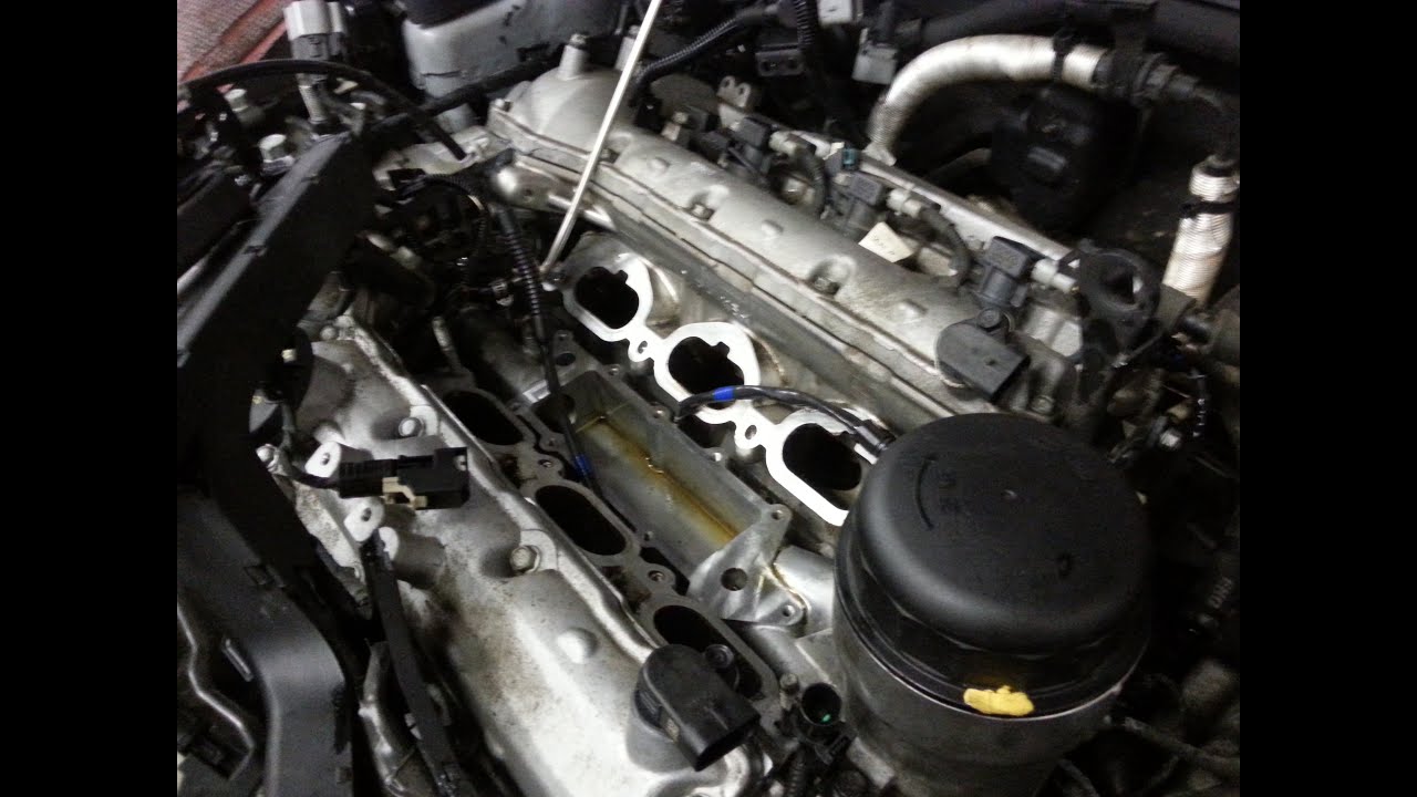 Oil Cooler Leak & Knock Sensor Location - 2007 Hyundai Azera 3.8
