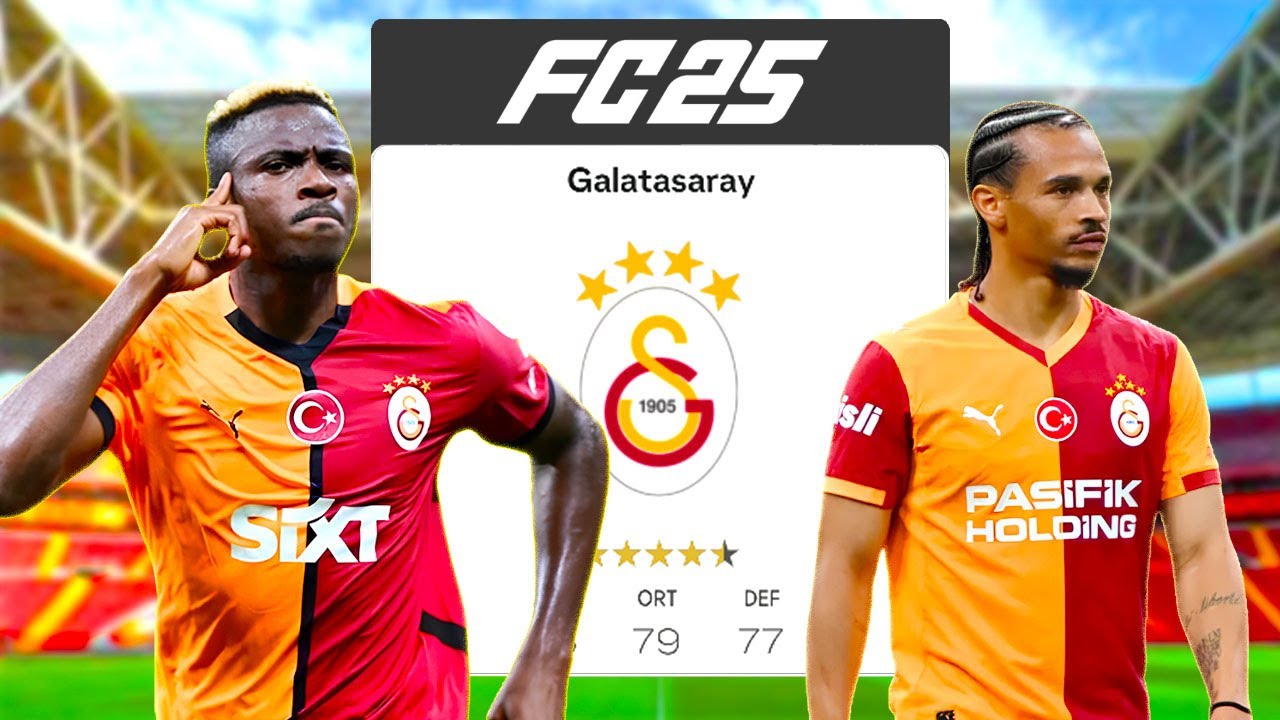 GALATASARAY YENİ TRANSFERLERLE ZİRVEYE YÜRÜYOR! 🦁 | EA FC 25 GALATASARAY REBUILD