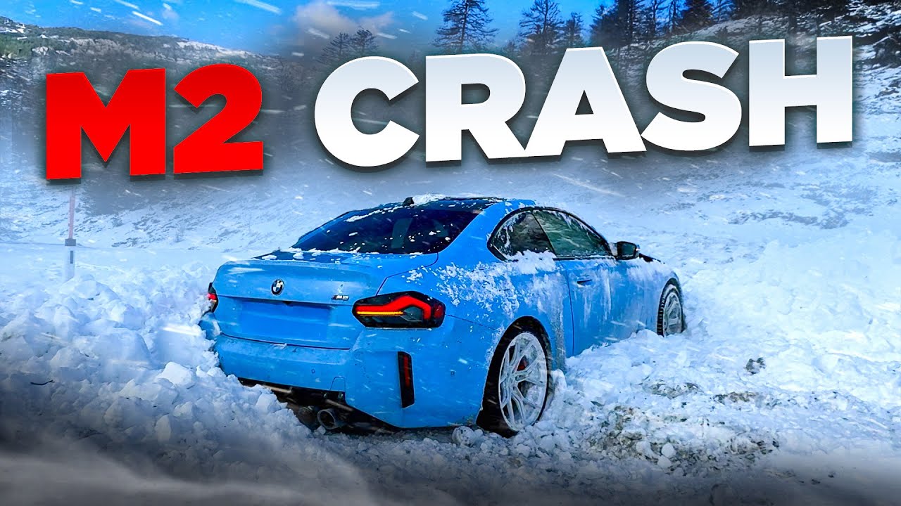 I crashed my BMW M2 G87 - first snow of the season caught me lacking&hellip;