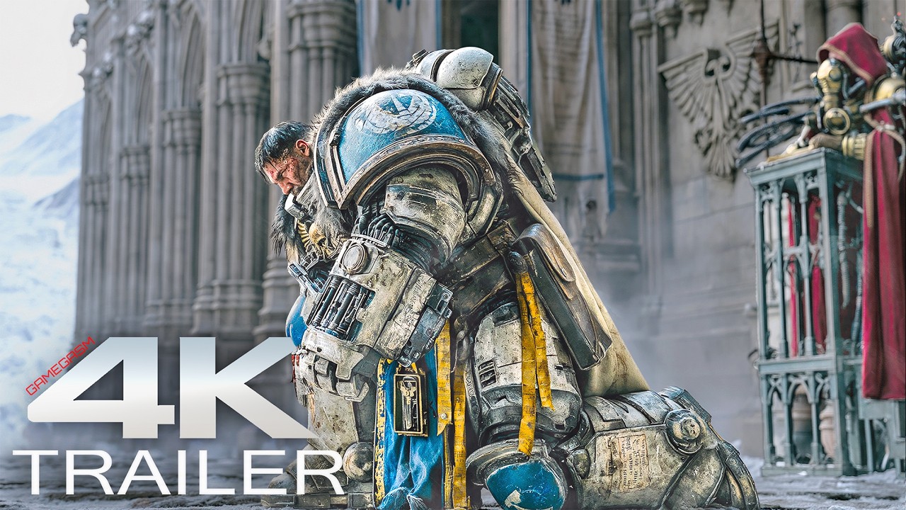 Space Marine Receives Mark-X Power Armor Ritual (4K Scene) Warhammer 40000 _ Cinematic Clip | UHD