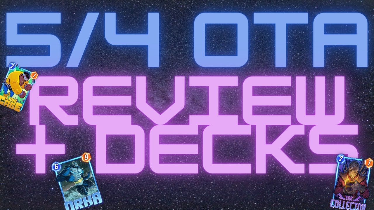 Luke Cage Buffs Cerebro? Orka Actually Good? My Top 5 Decks To Try On Day 1 Of The POST OTA Meta!