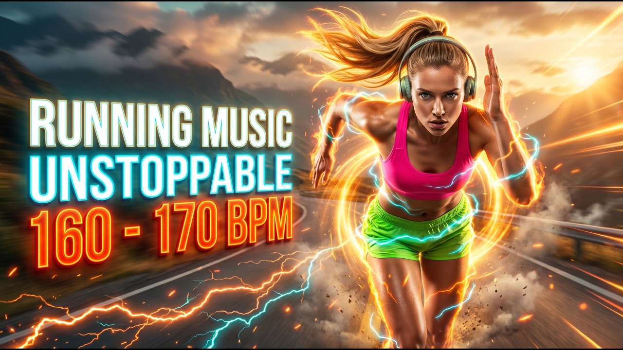 NONSTOP ENERGY⚡ 160&ndash;170 BPM Running Music 2026 | 1 Hour Nonstop