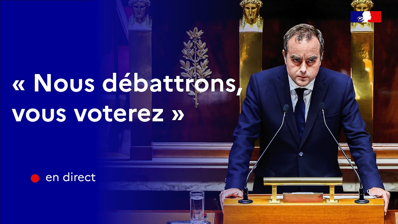 D&eacute;claration de politique g&eacute;n&eacute;rale du Premier ministre &agrave; l&rsquo;Assembl&eacute;e nationale