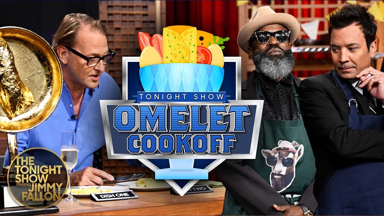 Tonight Show Omelet Cook-Off with Michael Ruhlman | The Tonight Show Starring Jimmy Fallon