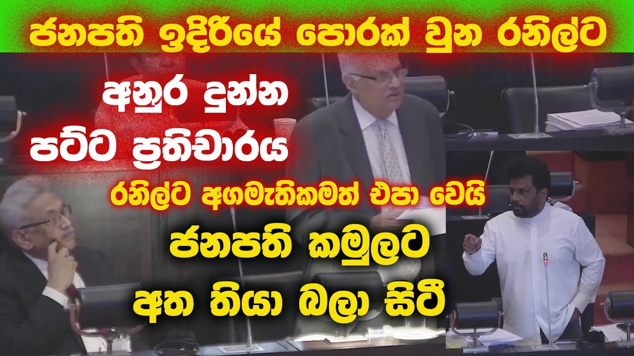 රනිල් අනුරට අගමැතිකම භාර දෙයි.අනුර දුන් පිළිතුර.Srilankan1st  Prime Minister Ranil Anura Dissanayake